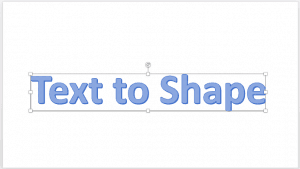 Convert Text to Shape by Intersecting in PowerPoint 2016 for Mac