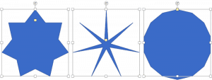 Manipulating Shapes by Dragging Yellow Handles in PowerPoint 2016 for Mac