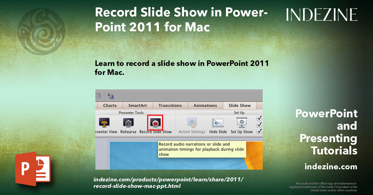 Record Slide Show in PowerPoint 2011 for Mac