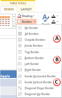 Learn PowerPoint 2013 for Windows: Toggle Visibility of Table Borders