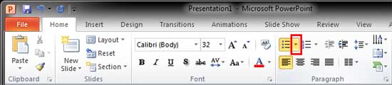 Changing Bullet Styles in PowerPoint 2010 | PowerPoint Tutorials