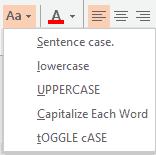 Learn PowerPoint 2013 for Windows: Change Text Case