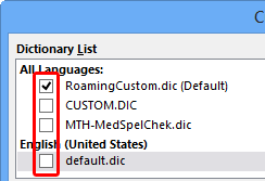 Learn PowerPoint 2013 for Windows: Disable, Enable, and Set the Default Custom Dictionary