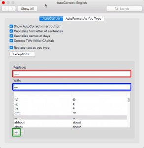 Add an Em Dash in PowerPoint for Mac