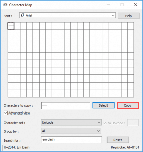 Add an Em Dash in PowerPoint for Windows