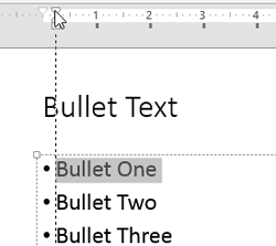Tweak Bullets With First Line Indent Marker in PowerPoint 2013
