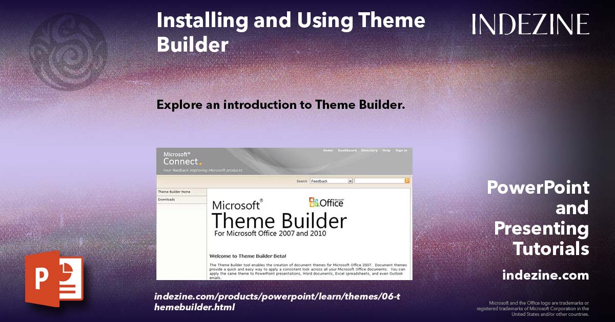 Installing and Using Theme Builder