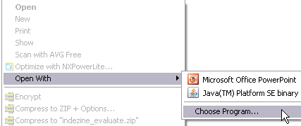 Choose Program