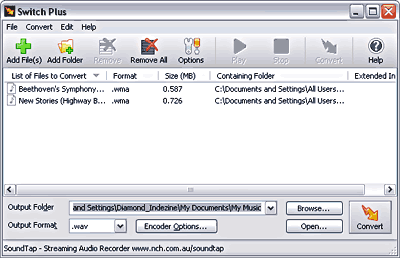 The files are now in the conversion-to-do list