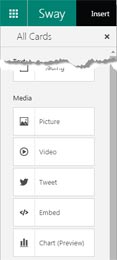 Media Cards in Sway
