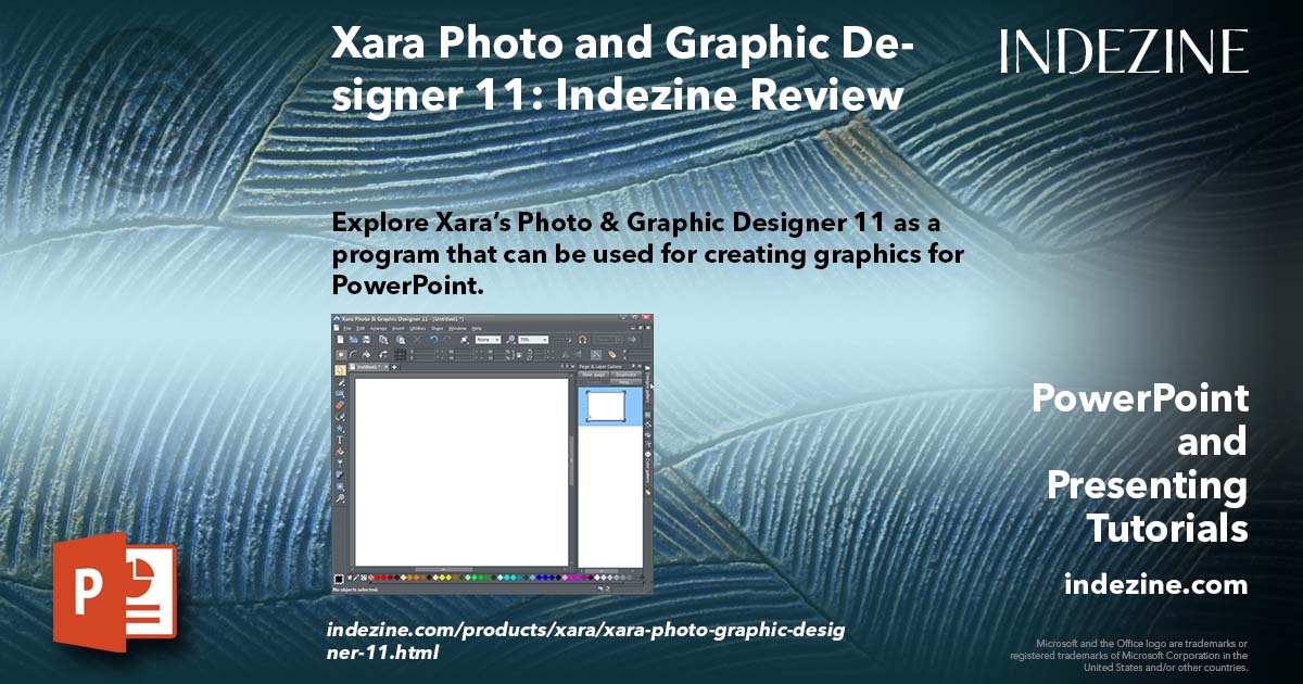 Xara Photo and Graphic Designer 11 Indezine Review